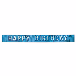 Beistle 54164, Bunting banner, Blue, Silver, 1 pc(s)