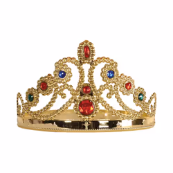 Beistle 60251-GD, Fancy dress tiara, Gold, 1 pc(s)