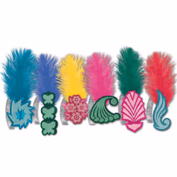 Beistle 88736-50, Fancy dress tiara, Assorted colours, 1 pc(s)