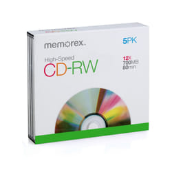 Memorex 03415 CD-RW 700 MB 12x 5 pc(s)