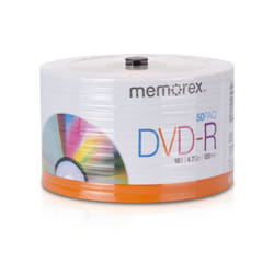 Memorex 32020031749 DVD-R 16x Eco Spindle Base Discs  50 Pack