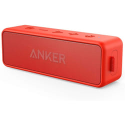 Anker SoundCore 2 Portable Bluetooth Speaker with Better Bass  24-Hour Playtime  66ft Bluetooth Range  IPX5 Water Resistance & Built-in Mic  Dual-Driv