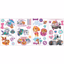 RoomMates Paw Patrol Girl Pups Peel And Stick Wall Decals