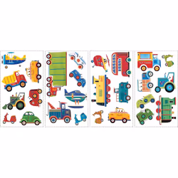 RoomMates Transportation Peel and Stick Wall Decals
