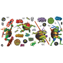 RoomMates Teenage Mutant Ninja Turtles: Mutant Mayhem Character Peel and Stick Wall Decals by RoomMates  RMK5442SCS