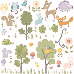 HCM Kinzel 54197, Multicolour, Wall, Boy/Girl, 89 pc(s), 4 sheets