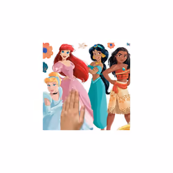 RMK5330GM Disney Princess Flowers and Friends Giant Peel and Stick Wall Decals