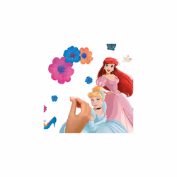 RMK5330GM Disney Princess Flowers and Friends Giant Peel and Stick Wall Decals