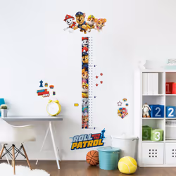 RoomMates Paw Patrol Friends Peel and Stick Growth Chart  RMK5393GC