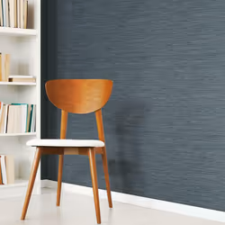 RoomMates RMK11314WP Blue Faux Grasscloth Non-Textured Peel and Stick Wallpaper  20.5 inches x 16.5 feet