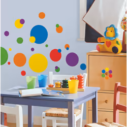 RoomMates RMK1248SCS Just Dots Peel and Stick Wall Decals