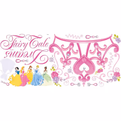 RoomMates RMK1580GM Disney Princess Crown Giant Peel and Stick Wall Decals