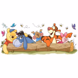 Disney RMK2553GM RoomMates " Winnie The Pooh and Friends Mural" Wall Sticker 101.6 cm L X 45.7 cm W