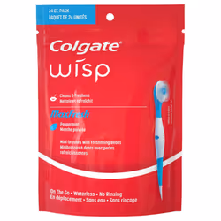 Colgate Wisp Portable Mini-Brush Max Fresh  Peppermint  2 Pack (24 Count)