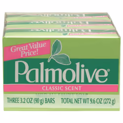 Palmolive Bath Bar Soap, 32 oz Bars, 3-count