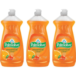 Palmolive Essential Clean Dishwashing Liquid Value Pack  Orange Tangerine - 28 Fl Oz / 828 mL x 3 Pack