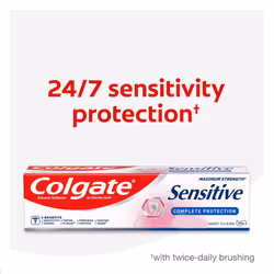 Colgate Sensitive Toothpaste, Complete Protection, Mint - 6 ounce (Pack of 3)