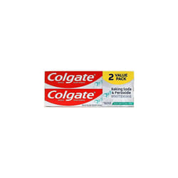 Colgate Colgate baking soda and peroxide whitening toothpaste  frosty mint - 6 ounce (twin pack)  12 Fl Oz