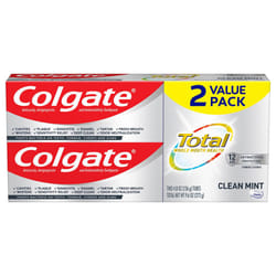Colgate Total Toothpaste  Clean Mint  9.6 Ounce (2-Pack)