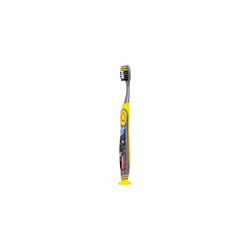 Batman Toothbrush for Children with Suction Cup, Kids 5+ Years Old, Extra Soft, Pack of 6