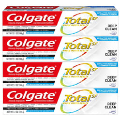 Colgate Total Toothpaste  Deep Clean - 5.1 Ounce (Pack of 4)