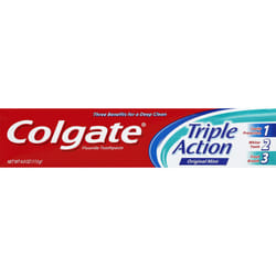 Colgate Triple Action Toothpaste  4 Ounce
