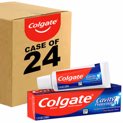 Colgate Cavity Protection Toothpaste with Fluoride Great Regular Flavor 1 Ounce (Pack of 24)