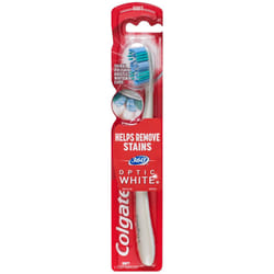 Colgate 360 Optic Full Head Toothbrush  Soft  White  1 Count