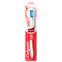 Colgate 360 Optic White Full Head Toothbrush  Medium