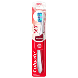 Colgate 360 Optic White Full Head Toothbrush  Medium