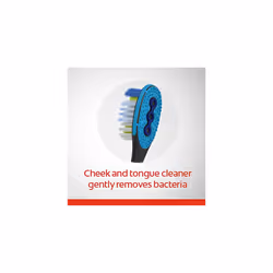 Colgate 360 Total Advanced Floss-Tip Bristle Toothbrush  Black and Blue  Solar Powered  Unisex-Adults