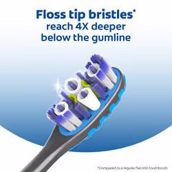Colgate 360 Advanced Floss-Tip Soft Bristles Toothbrush for Adults  2 Pack