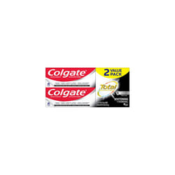 Colgate Total Whitening + Charcoal Toothpaste  10 Benefits Including Sensitivity Relief and Teeth Whitening Toothpaste  4.8 oz Tube  2 Pack