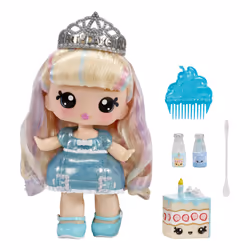MGA Entertainment Yummiland Large Doll + Lipgloss Pet - Callie Birthday Cake, Mini doll, Female, 4 yr(s), Boy/Girl, Multicolo ...