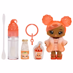 MGA Entertainment Yummiland Lipgloss Doll- Piper Peach, Mini doll, Female, 4 yr(s), Boy/Girl, Multicolour