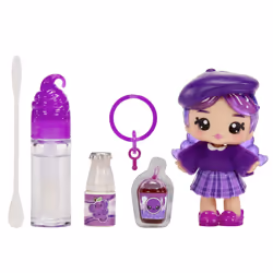 MGA Entertainment Yummiland Lipgloss Doll- Greta Grape, Mini doll, Female, 4 yr(s), Boy/Girl, Multicolour