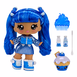 MGA Entertainment Yummiland Large Doll + Lipgloss Pet- Rory Blueberry, Mini doll, Female, 4 yr(s), Boy/Girl, Multicolour