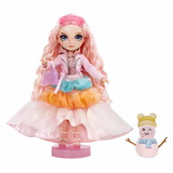 Rainbow High Winter Wonderland Doll- Bella (Pink), Fashion doll, Female, 4 yr(s), Boy/Girl, 280 mm, Multicolour