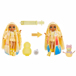 Rainbow High Winter Wonderland Doll- Sunny (Yellow)