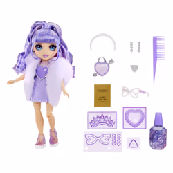 Rainbow High Creative Crystals Fashion Doll- Violet - Additional view 4