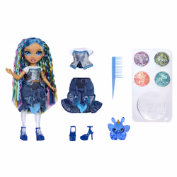 Rainbow High Rainbow Shimmers with Slime Fashion Doll - Skyler (blue) - Additional view 3