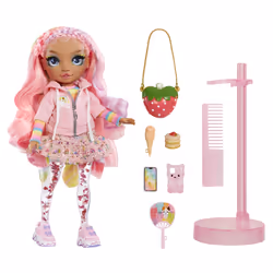 Rainbow High Sparkle & Shine Fashion Dolls- Rosetta (Pink), Fashion doll, Female, 4 yr(s), Boy/Girl, 280 mm, Multicolour