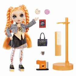 Rainbow High Sparkle & Shine Fashion Dolls- Clementine (Orange), Fashion doll, Female, 4 yr(s), Boy/Girl, 280 mm, Multicolour