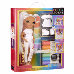 Rainbow High Color & Create Fashion Doll- Character 3 (green eyes) - Additional view 4