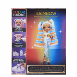 Rainbow High Color & Create Fashion Doll- Character 3 (green eyes) - Additional view 6