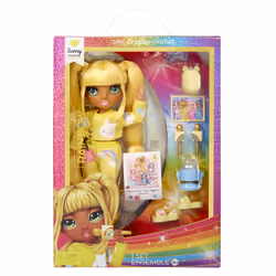 Rainbow High Junior High PJ Party Fashion Doll- Sunny (Yellow), Fashion doll, Female, 4 yr(s), Boy/Girl, 177.8 mm, Multicolou ...