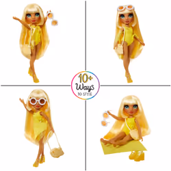 Rainbow High Swim & Style Fashion Doll- Sunny (Yellow) - Additional view 4