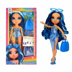 Rainbow High Swim & Style Fashion Doll- Skyler (Blue), Fashion doll, Female, 4 yr(s), Boy/Girl, 280 mm, Multicolour
