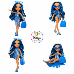Rainbow High Swim & Style Fashion Doll- Skyler (Blue) - Additional view 4