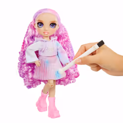 Rainbow High Watercolor & Create Fashion Doll, Purple Eyes - Additional view 4